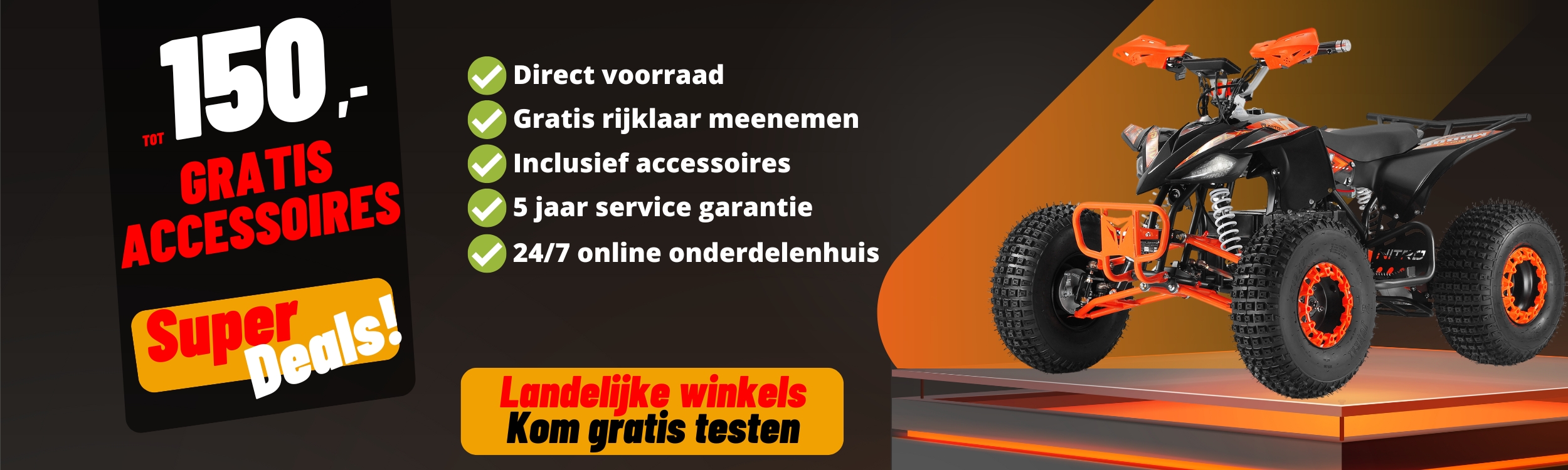 Ruim Assortiment van Quads - Laagste Prijsgarantie bij ons