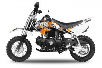 Dirtbike 90cc automaat Storm V2 10/10 orange